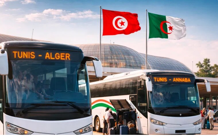 بعد انطلاق أولى رحلات الحافلات الدولية المباشرة..   مشاريع مستقبلية لخطوط برية وحديدية أخرى بين تونس والجزائر